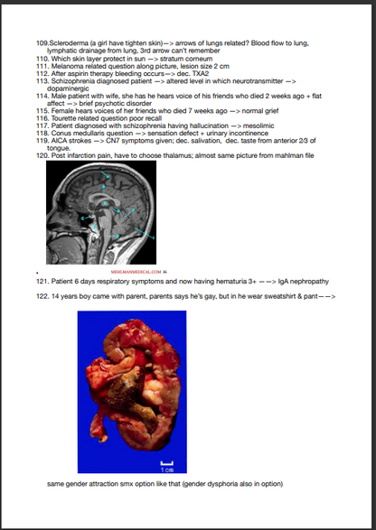 USMLE Step 1 Recalls 2025-26